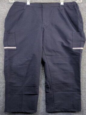 FedEx Stan Herman Women's Reflective Uniform Pants Blue Size 18_35U